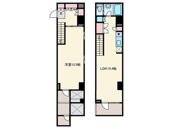 ハイリーフ芝大門の物件間取画像